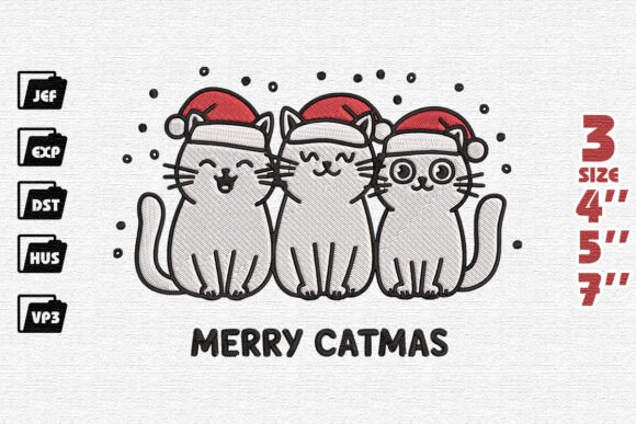 Merry Catmas Embroidery: A Designer’s Review
