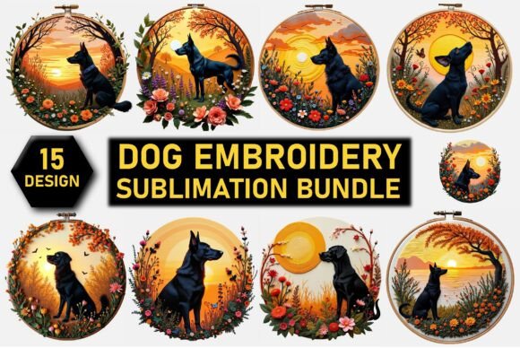 Review: Dog Embroidery Sublimation Bundle for Apparel