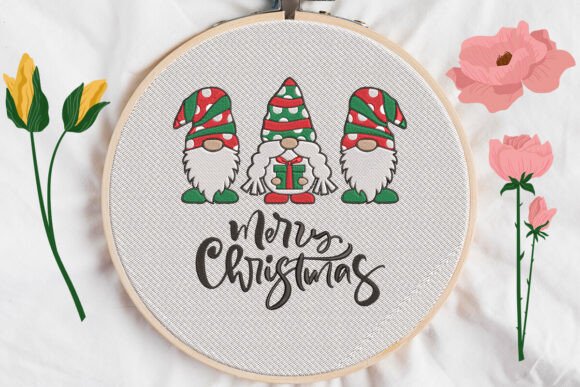 Review: Merry Christmas Gnome Embroidery for Holiday Projects