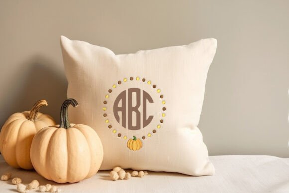 Review: Pumpkin Monogram Frame for Boutique Sweatshirts
