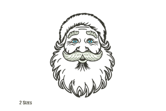 Review: Santa Head Machine Embroidery Design for Holiday Projects