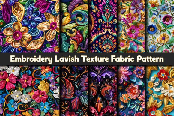 Reviewing Embroidery Lavish Texture Fabric Pattern