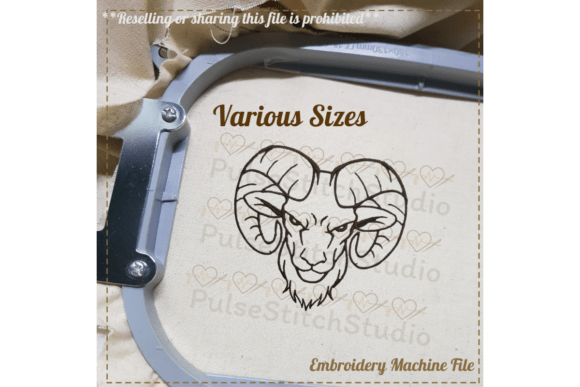 Reviewing Ram Outline Embroidery for Holiday Crafts