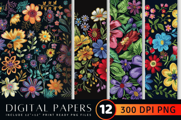 Reviewing Summer Embroidery Floral Flower Digital