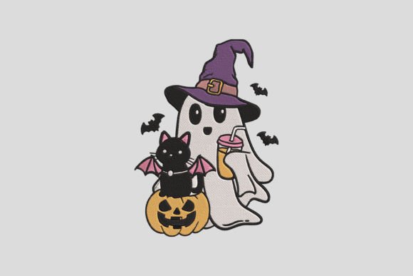 Reviewing the Ghost Witch Embroidery Design